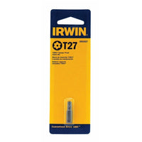 Irwin Torx T27  S X 1 in. L Tamper-Resistant Bit S2 Tool Steel 1 pc