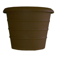 Akro Mils MSA12001E21 12" Marina Planter Chocolate