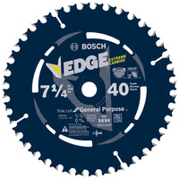 Bosch 7-1/4 in. D X 5/8 in. Carbide Circular Saw Blade 40 teeth 1 pk