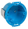 Carlon Blue Round Thermoplastic 1-Gang Electrical Ceiling Box 3.5 H x 4.13 W x 3 D in.