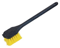 Quickie Medium Stiff Poly Fibers Gong Brush 4.5 W x 3 L in. with 20 L in. Plastic Black Handle