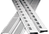 Air Vent 0.5 in. H x 2.6 in. W x 96.6 in. L Mill Aluminum Continuous Soffit Vent (Pack of 50)