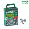 SPAX No. 8 x 1-1/4 in. L Phillips/Square Flat Head Zinc-Plated Steel Multi-Purpose Screw 30 each