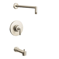 Brushed nickel diverter spouts