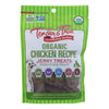 Tender & True Organic Chicken Jerky Treats  - Case of 10 - 4 OZ