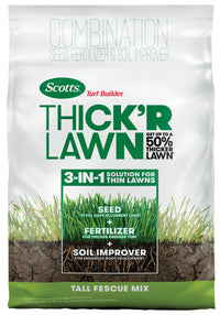 Scott'S 30075b 40 Lb Turf Builder Thick'R Lawn Tall Fescue Mix 9-1-1