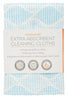 Full Circle Fc13211b Blue Waves Clean Again Super Absorbent Cleaning Cloths Set Of 2