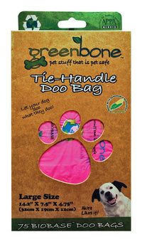 Greenbone Plastic Disposable Pet Waste Bags 75 pk