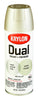 Krylon  Dual Superbond  Brilliant  Satin Nickel  Metallic Spray Paint  12 oz. (Pack of 6)