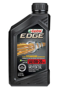 Edge OW-20 Motor Oil, 1-Qt. (Pack of 6)