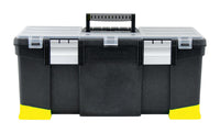 Stanley Black Plastic 25 lbs. Capacity Tool Box 22 L x 10 H x 12 W in. with 1-Tray/Compartment