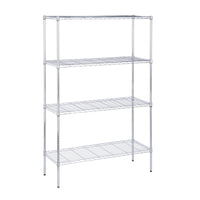 Honey-Can-Do 72 in. H X 48 in. W X 18 in. D Steel 4-Tier Shelving Unit