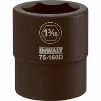 SAE Impact Socket, 6-Point, 3/4-In. Drive, 1-3/16-in.