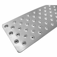 Handi-Treads 3.75 in. W X 30 in. L Powder Coated Gray Aluminum Safety Step Thread Strip