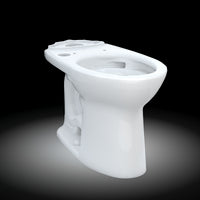 TOTO® Drake® Elongated TORNADO FLUSH® Toilet Bowl, WASHLET®+ Ready, Cotton White - C776CEGT40#01