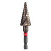 Milwaukee  SHOCKWAVE  3/16 to 3/4 in.  x 3.28 in. L High Speed Steel  3  Impact Step Drill Bit  1 pc.