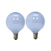 GE Reveal 40 W G16.5 Globe Incandescent Bulb E12 (Candelabra) Warm White 2 pk