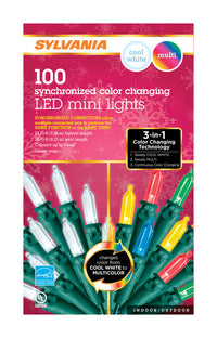 Sylvania  LED  Light Set  Color Changing  24.75 ft. 100 lights