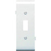 White Toggle Opening Sectional Nylon Wall Plate