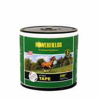 1" WIDE WHITE ELECTRIC FENCE POLY TAPE