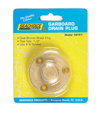 Seachoice  Bronze  5.5 in. L x 2 in. W Drain Plug  1 pk