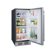 3.3 CU FT 15 UNDERCOUNTER STAINLESS STEEL REFRIGERATOR RIGHT HINGED