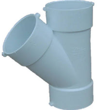 PVC Pipe Sewer And Drain Wye, 4-In.