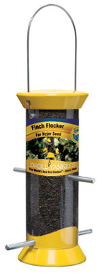 Nyjer Bird Feeder, Yellow, 2.5-In.