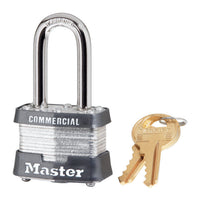 Master Lock  1-9/16 in. W Steel  Pin Tumbler  Padlock  1 pk Keyed Alike