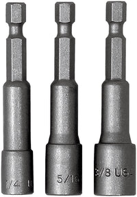 Vermont American 15118 3 Piece Magnetic Power Nutsetter Bit Set