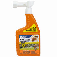 Tick & Flean Yard Spray, Hose-End Use, 32-oz. (Pack of 6)