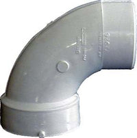 Genova Products 72936 3 Sch. 40 Pvc-Dwv 90º Sanitary Elbows