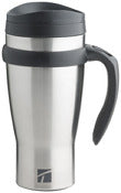 Trudeau 04715410 18 Oz Stainless Steel Travel Mug