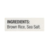 Lundberg Family Farms - Rice Cake Brown Salt - Case of 6-8.5 OZ