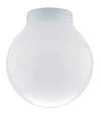 Westinghouse White Glass Threaded Neck Replacement Globe 6 Dia. in. for Lighting Fixture (Pack of 6)