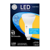 LED Vertical CFL Replacement, 1200 Lumens, 9-Watt (Pack of 6)