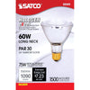 Satco 60 W PAR30 Floodlight Halogen Bulb 1,090 lm Warm White 1 pk