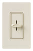 Lutron Skylark Light Almond 600 W Slide Dimmer Switch 1 pk