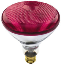 Flood Light Bulb, Red, 100-Watts