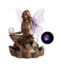 Luminous Garden Polyresin Brown 8 in. Statue (Pack of 4)