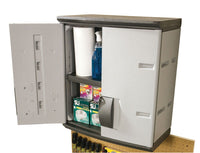 Rubbermaid Mica/Charcoal Steel Wall Cabinet 2.3 H x 2 W x 1.2 D ft.