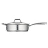 Prima 5 Qt Stainless Steel Covered Deep Saute Pan