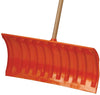 Bigfoot 25" Poly Pusher Snow Shovel with Wooden Handle 1280