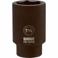 SAE Deep Impact Socket, 6-Point, 3/4-In. Drive, 1-1/2-in.