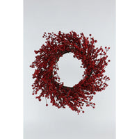 Teters Red Berry Wreath 24-7/16 in. Dia. (Pack of 4)