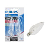 Philips DuraMax 25 W B10 Decorative Incandescent Bulb E12 (Candelabra) Soft White 2 pk