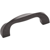 Hickory Hardware H076015-BI 3" Black Iron Twist Cabinet Pull