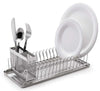 Polder 5 in. L X 14 in. W X 6.5 in. H Silver Stainless Steel Dish Rack