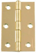 Ultra Hardware 35100 2-1/2" X 1-5/8" Brass Plated Narrow Hinges