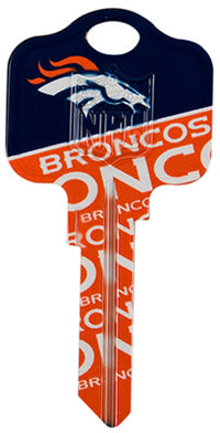 KW1 Broncos Team Key (Pack of 5)